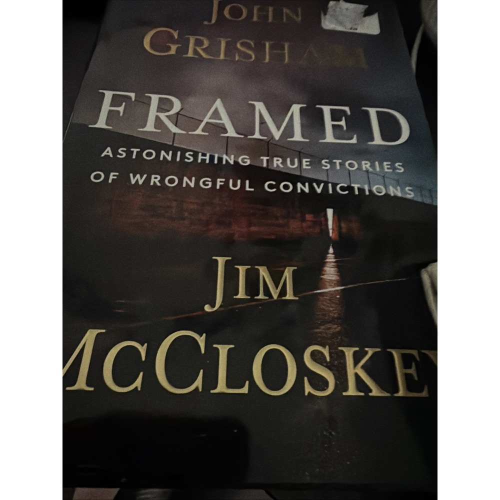 Framed John Grisham Jim McCloskey Hardcover First Edition True Crime 2024 - Picture 6 of 10